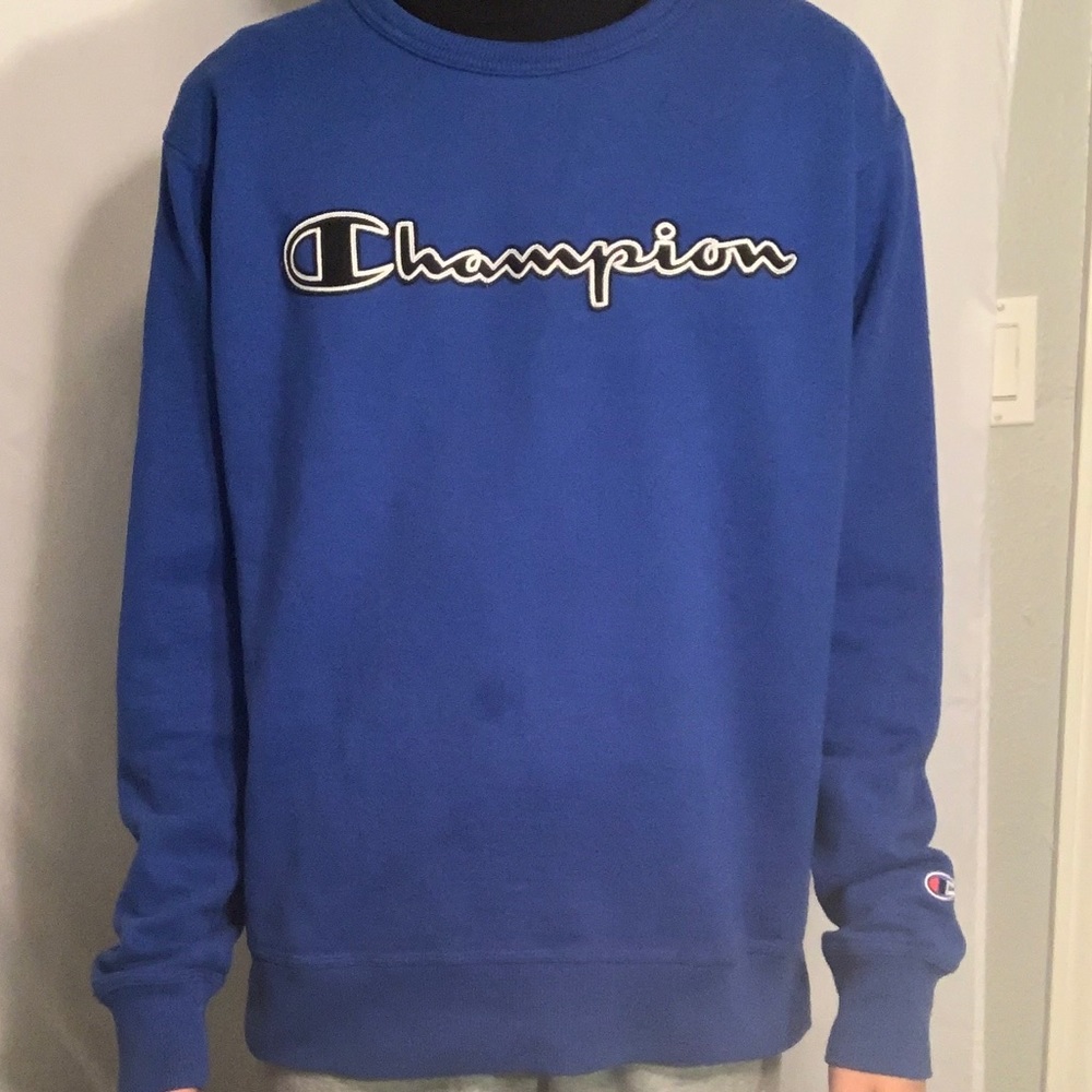 Blue Champion Crewneck